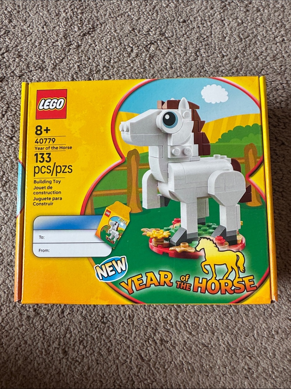 LEGO Year of the Horse Building Toy - White Horse (133 pcs)